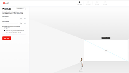 Configureer heel eenvoudig je complete Philips led wall