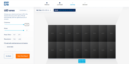 Configureer je eigen Led Wall op www.ppds.com Configureer je eigen Led Wall op www.ppds.com