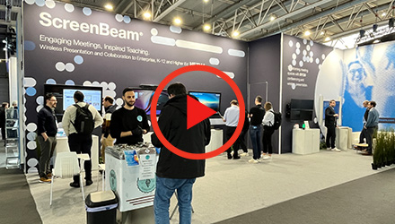 ScreenBeam op ISE: draadloos presenteren en vergaderen zonder gedoe