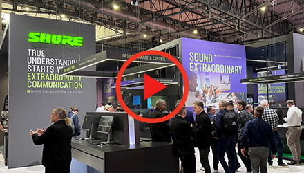 Shure op ISE2025